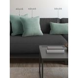 Demor Home Soft Series Nil Yeşili Kırlent, Yastık Kılıfı