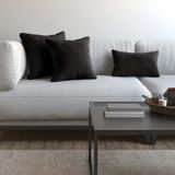 Demor Home Soft Series Panter Siyahı Kırlent, Yastık Kılıfı - 45 x 45 cm