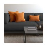 Demor Home Soft Series Portakal Rengi Kırlent, Yastık Kılıfı - 40 x 40 cm