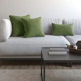 Demor Home Soft Series Tatlı Yeşil Kırlent, Yastık Kılıfı - 50 x 30 cm