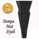 Dempa Lüks Mobilya Oturma Grubu Kanepe Sehpa Tv Ünitesi Koltuk Ayağı 16 Cm Siyah Baza Ayakları