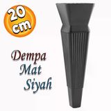 Dempa Lüks Mobilya Oturma Grubu Kanepe Tv Ünitesi Koltuk Ayağı Konsol Ayakları Mat Siyah 20 Cm