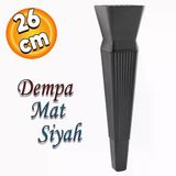 Dempa Lüks Mobilya Oturma Grubu Kanepe Tv Ünitesi Konsol Koltuk Ayağı Baza Ayakları Mat Siyah 26 Cm