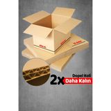 Dempak 10 Adet 60x40x40 Çift Oluklu Taşıma Taşınma Karton Çeyiz Arşiv Kitap Boş Koli