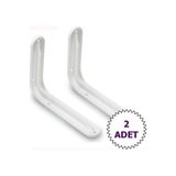 Dempol Raf Altı L Ayak Demiri 23 X 29 Cm (2 Adet) - Dolap İçi Düzenleyiciler - 44928
