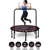 DEMPOWER 130x125 cm Katlanabilir Trambolin 250 kg Taşıma Kapasitesi ile Ev ve Dış Mekan Kullanımı - 130 x 125 cm