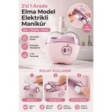 DEMPOWER 2 Hız Modlu Şarjlı Otomatik Tırnak Kesme Makinesi - Manikür Pedikür Törpü Seti
