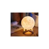 DEMPOWER 3d Ay Gece Lambası - 36 Cm Çap - Stand Hediyeli