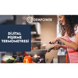 Dempower 5 m Dijital Sıvı Katı Gıda Termometresi