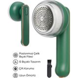 Dempower 6 Bıçaklı Şarjlı Tüy ve Tiftik Temizleme Makinesi Yeşil Yuvarlak Tasarım - 1,1 ml