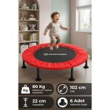 DEMPOWER 80 kg Taşıma Kapasiteli 102 cm Yaylı Trambolin