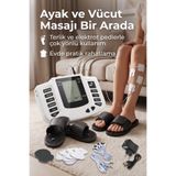 DEMPOWER Elektrot Pedli Dijital Ekranlı Çok Fonksiyonlu Ayak ve Vücut Masaj Cihazı