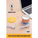DEMPOWER Hayvan Figürlü Taşınabilir Usb Girişli Bardak Altı Isıtıcı