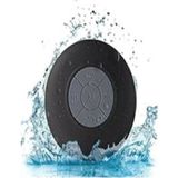 Dempower Vakumlu Su Geçirmez Bluetoothlu Mini Duş Hoparlörü Siyah Kolay Taşınabilir
