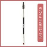 Demstar Professional Duo Eyebrow Brush Çift Taraflı Eyeliner Ve Kaş Kirpik Fırçası No:41