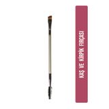 Demstar Professional Luxury Çift Taraflı Eyeliner Kaş ve Kirpik Fırçası