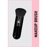 Demstar Professional Make-Up Luxury Full Black Kabuki Fondöten ve Allık Makyaj Fırçası