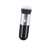 Demstar Professional Make-up Luxury Kabuki Fondöten Pudra Ve Allık Makyaj Fırçası (Black-Grey Standart Hair Series)