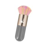 Demstar Professional Make-up Luxury Kabuki Fondöten Pudra Ve Allık Makyaj Fırçası (Grey-Bronze Rainbow Hair Series)