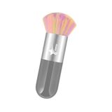 Demstar Professional Make-up Luxury Kabuki Fondöten Pudra Ve Allık Makyaj Fırçası (Grey-Grey Rainbow Hair Series)