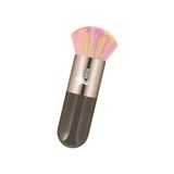 Demstar Professional Make-up Luxury Kabuki Fondöten Pudra Ve Allık Makyaj Fırçası (Olive-Bronze Rainbow Hair Series)