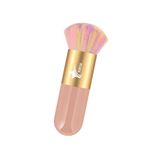 Demstar Professional Make-up Luxury Kabuki Fondöten Pudra Ve Allık Makyaj Fırçası (Orange-Gold Rainbow Series)