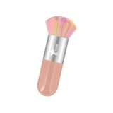 Demstar Professional Make-up Luxury Kabuki Fondöten Pudra Ve Allık Makyaj Fırçası (Orange-Grey Rainbow Hair Series)