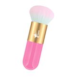Demstar Professional Make-up Luxury Kabuki Fondöten Pudra Ve Allık Makyaj Fırçası (Pink-Gold Pink Hair Series)