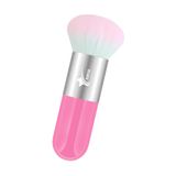 Demstar Professional Make-up Luxury Kabuki Fondöten Pudra Ve Allık Makyaj Fırçası (Pink-Grey Pink Hair Series)