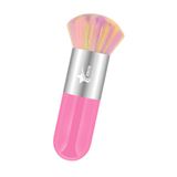Demstar Professional Make-up Luxury Kabuki Fondöten Pudra Ve Allık Makyaj Fırçası (Pink-Grey Rainbow Hair Series)