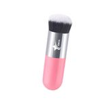 Demstar Professional Make-up Luxury Kabuki Fondöten Pudra Ve Allık Makyaj Fırçası (Pink-Grey Standart Hair Series)