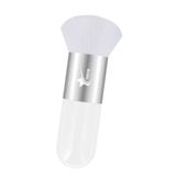Demstar Professional Make-up Luxury Kabuki Fondöten Pudra Ve Allık Makyaj Fırçası (White-Grey White Hair Series)