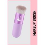 Demstar Professional Make-Up Luxury Kabuki Fondöten ve Allık Makyaj Fırçası Dm - lila