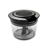 Demy Haus Velocut 900 ml Paslanmaz Çelik Manuel Sebze Doğrayıcı | 3 Bıçaklı, Soğan Doğrayıcı, Pratik Kullanım, El Rondosu