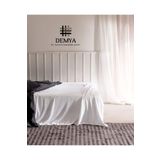 Demya Home Pamuklu Tek Kişilik Düz Otel Beyazı Çarşaf 160x240 Cm