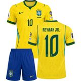 Denapcal Neymar Jr Brezilya 2026 Dünya Kupası 3'lü Çocuk Futbol Forma Seti ( Forma,şort ve Çorap - 9 - 10 Yaş - Sarı