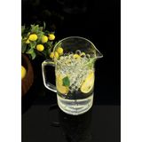 Denaro Home Borosilikat Cam Sürahi Caraffa 800 ML