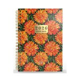 denden Spiralli 2026 Günlük Ajanda Flowers 7