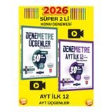 Denemetre Ayt Üçgenler Geometri Ve Ayt İlk 12 Konu Deneme Seti - 30'Lu Özgün Konu Denemeleri