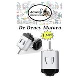 Deney Motoru 3 Volt 1 Adet 3V - 6 V Dc Yüksek Devir Dinamo Motoru Okul Hobi Mini Motor 2 Adet Pille Çalışır
