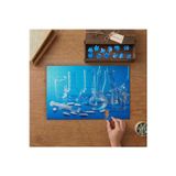 Deney Şişeleri - Ilaçlar- Laboratuvar Tasarımı 240 Parça Ahşap Puzzle Ahşap Kutuda MP00303
