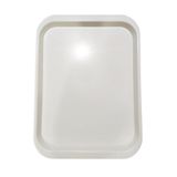 Denge Pazarlama Beyaz- Krem Self Servis Tepsisi 36X26,5 Tepsi Fast Food Tepsi Beyaz Tek Ebat 36 X 27