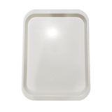 DENGE PAZARLAMA Beyaz- Krem Self Servis Tepsisi 36x26,5 Tepsi Fast Food Tepsi