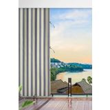 Denge Perde (3741) Halkalı-en- X -yükseklik Ölçülü -lüks 1.sınıf-balkon Perdesi GRİ KREM 150 x 190
