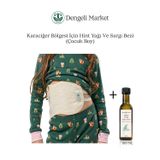 Dengeli Market KARACİĞER Bölgesi Hint yağı Sargı Bezi (Çocuk Boy) + 100 ML Hint Yağı (HEXANSIZ)