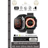 Denguva #AkıllıSaat Watch8 Ultra 2023 Smart Watch Su Geçirmez Nabız Ölçer iOS Android 45mm Ultra Akıllı Saat