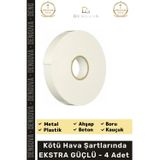 Denguva #Bant Güçlü Yapışkanlı 18mm 2m Duvar Tablo Montaj Bandı Ofis Ev Mobilya Çok Amaçlı Çift Taraflı Köpü