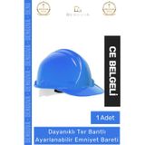 Denguva #Baret Essafe CE Belgeli Ekonomik Havalandırmalı Ayarlı Mühendis Güvenliği Mavi Emniyet Bareti