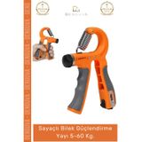 Denguva #BilekYayı Profesyonel Sporcu Direnç El Yayı Kas Yapma Ayarlı Damar Sayaçlı Bilek Güçlendirme Yayı