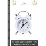Denguva #ÇalarSaat Premium Sessiz Akar Mekanizma Şık Ofis Salon Komodin Hediyelik Analog Dekoratif Çalar Saa